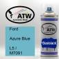 Preview: Ford, Azure Blue, L5 / M7091: 400ml Sprühdose, von ATW Autoteile West.